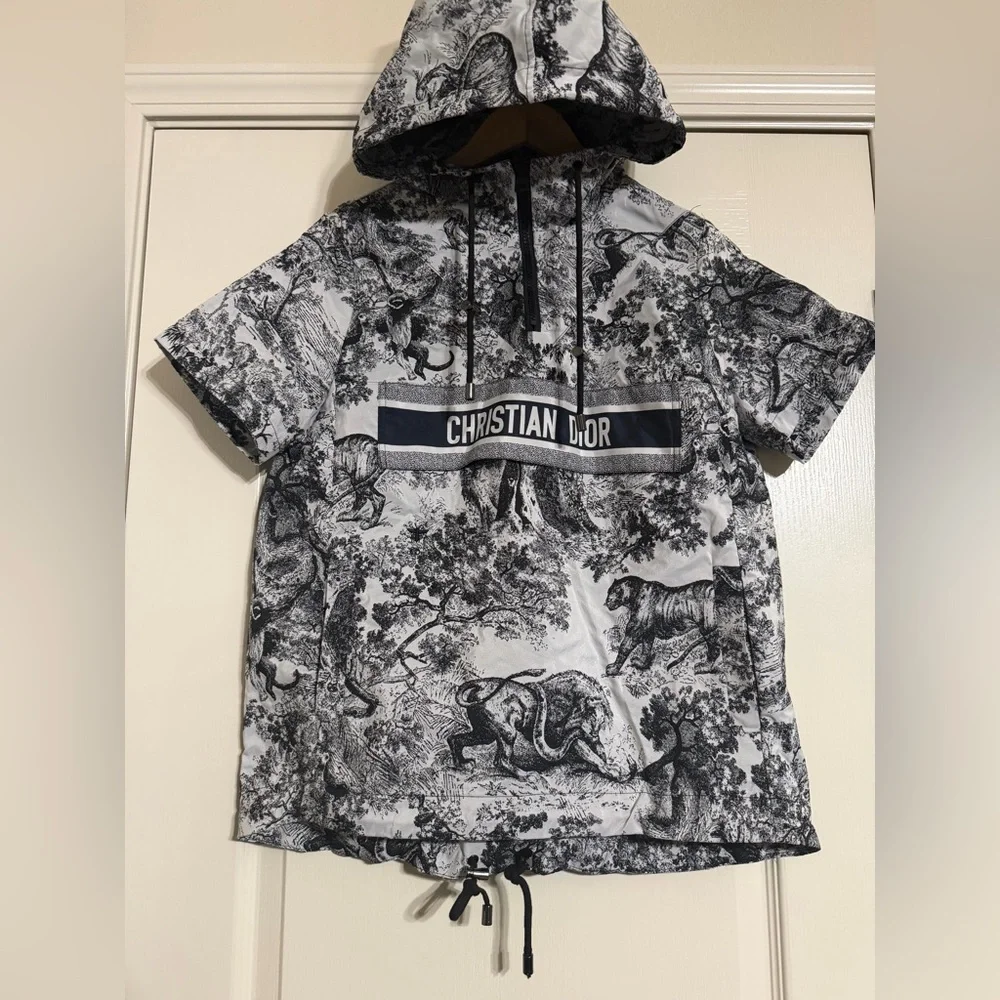 Christian Dior short sleeve anorak top 6 - Picture 2 of 9